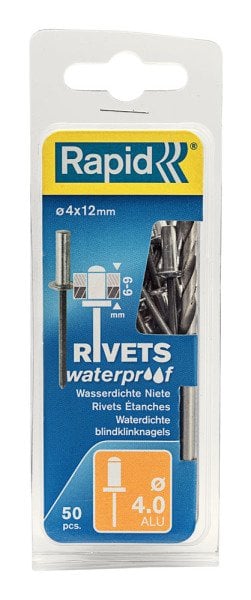 Rapid Perçin Su Geçirmez 4,0x12 mm (1 Paket/50 Adet) - 5000400
