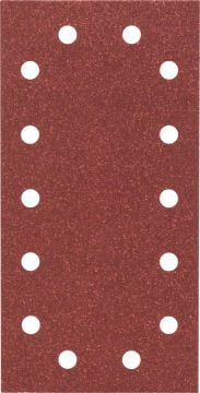 Bosch Titreşimli Zımpara Kağıdı 14 Delik 115x230 mm 80 Kum (10 Adet) - 2609256B21