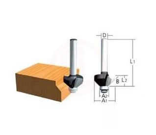 Makita Freze Ucu Rulmanlı Kenar Alma Bıçağı 6x20x41 mm (D-09494)