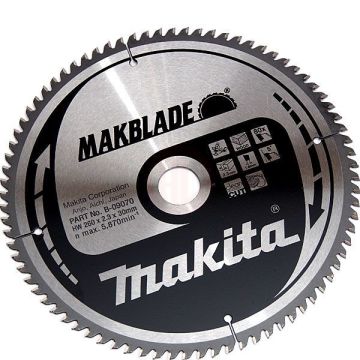 Makita Profesyonel Ahşap Daire Testere 260x30 mm 80 Diş (B-09070)