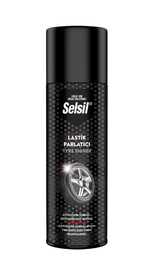 Selsil Lastik Parlatıcı Sprey 500 ml