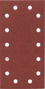 Bosch Titreşimli Zımpara Kağıdı 14 Delik 115x230 mm 120 Kum (10 Adet) - 2609256B22