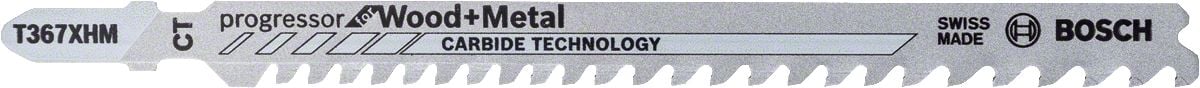 Bosch Dekupaj Testere Bıçağı Progressor For Wood And Metal T 367 XHM 132 mm (3 Adet) - 2608667562