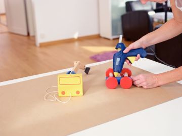 Rapid Sıcak Silikon Tabancası EG212 - Beyaz Renkli Silikon Hediyeli