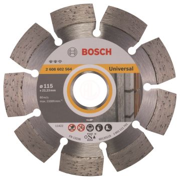 Bosch Elmas Bıçak Universal 115 Mm - 2608602564