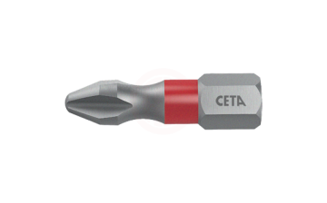 Ceta Form 1/4 İnç Yıldız Bits Uç (Renk Kodlu) Ph1X25 Mm
