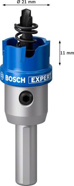 Bosch Delik Açma Testeresi Expert Carbide Metal 21 mm - 2608901404