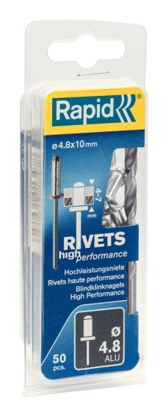 Rapid Perçin Alüminyum 4,8x10 mm (1 Paket/50 Adet) - 5000387