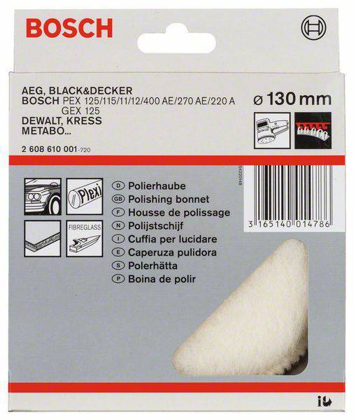 Bosch Pex 115-125 Kuzu Yünü Parlatıcı 130 Mm - 2608610001