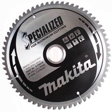 Makita Profesyonel Alimünyum Daire Testere 216x30 mm 64 Diş (B-09628)