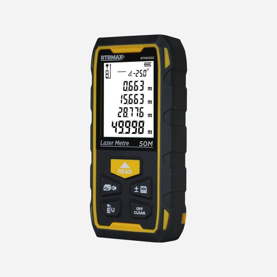 Rtrmax RTM035G 50 Mt Şarjlı Yeşil Lazer Mesafe Ölçer