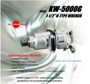 Kuken Havalı Somun Sökme KW5000g