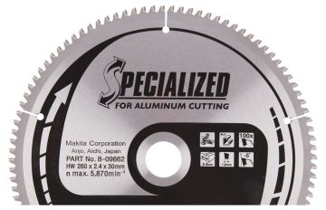 Makita Profesyonel Alüminyum Daire Testere 260x30 mm 100 Diş (B-09662)