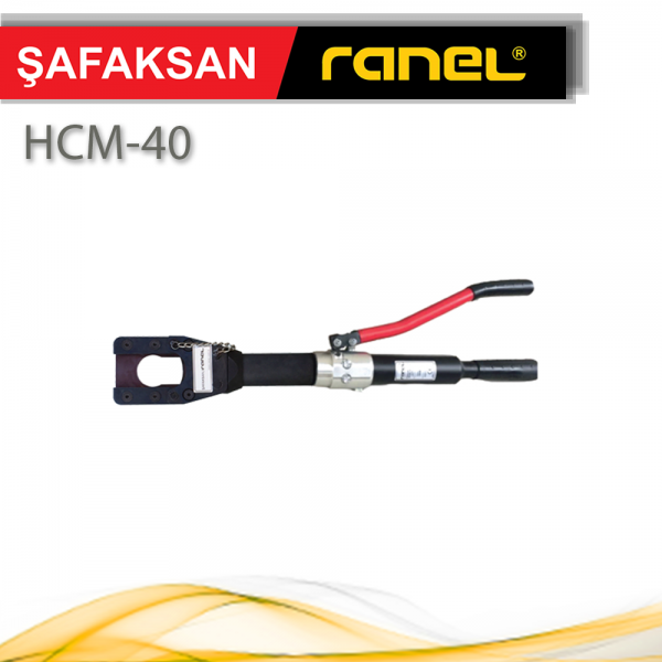 Ranel Hidrolik Çift El ACSR Makası 40 mm (İki Kademeli) (HCM-40)