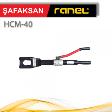 Ranel Hidrolik Çift El ACSR Makası 40 mm (İki Kademeli) (HCM-40)