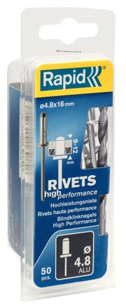 Rapid Perçin Alüminyum 4,8x16 mm (1 Paket/50 Adet) - 5000390