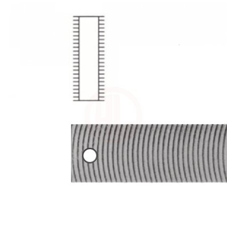 Three Files EĞALDELİK12 KAPORTA DELİKLİ EĞE 12” - THRALDELIK12
