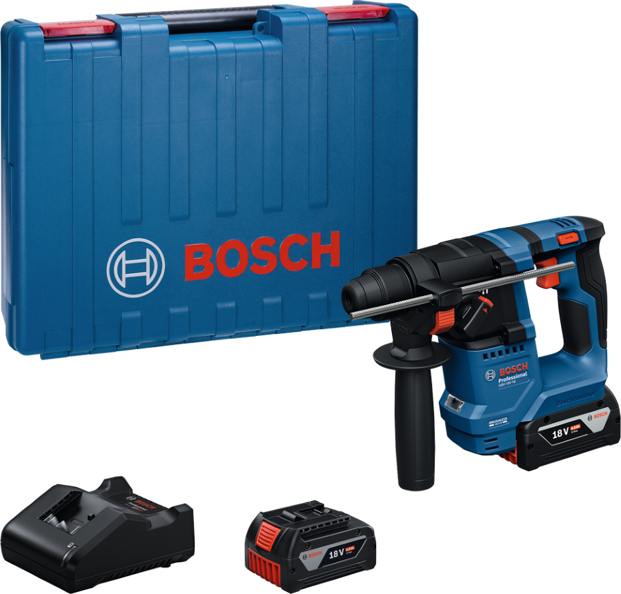 Bosch GBH 18V-18 Akülü Kırıcı Delici (2x4Ah) - 0611927002