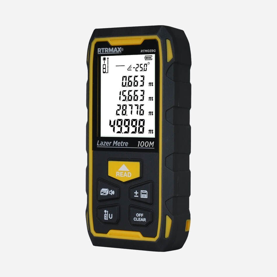 Rtrmax RTM039G 100 Mt Şarjlı Yeşil Lazer Mesafe Ölçer