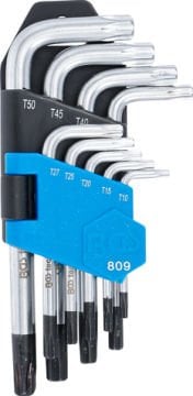 Bgs Allen Anahtar (Alyan Anahtar) Seti Torx Kısa 9 Parça T10-T50