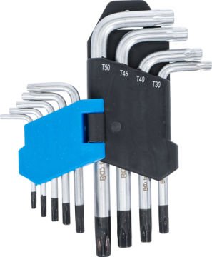 Bgs Allen Anahtar (Alyan Anahtar) Seti Torx Kısa 9 Parça T10-T50