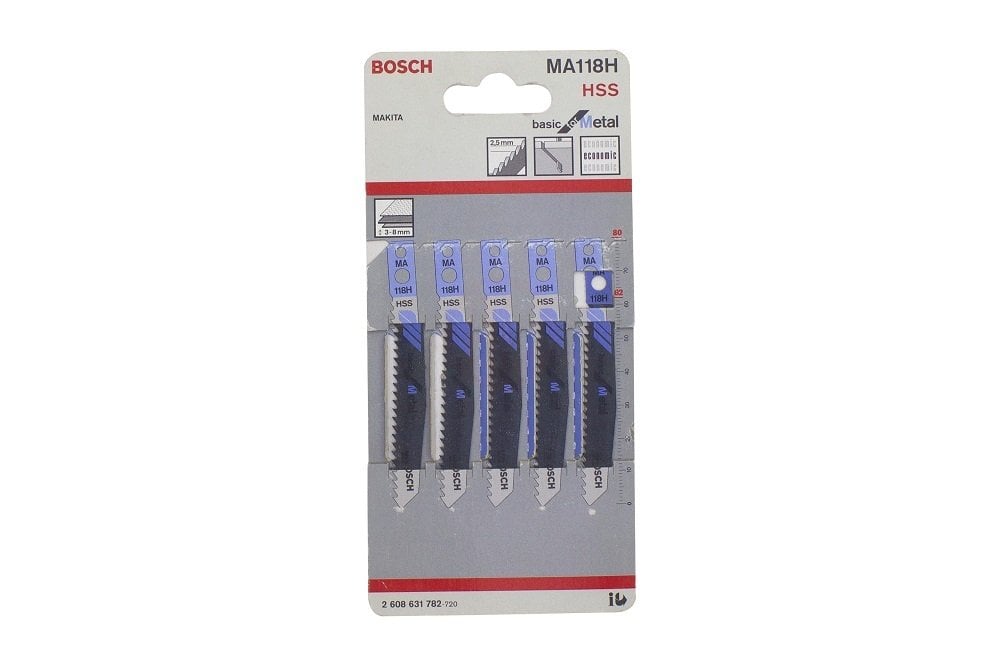Bosch Dekupaj Testere Bıçağı Ma118H Hss Metal 5 Li - 2608631782