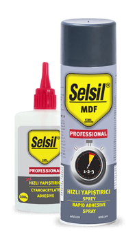 Selsil MDF Kit Hızlı Yapıştırıcı Set 100 ml + 25 Gr