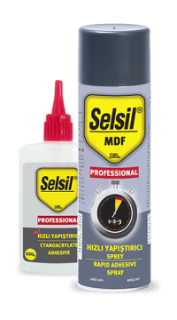 Selsil MDF Kit Hızlı Yapıştırıcı Set 100 ml + 25 Gr