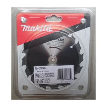 Makita Profesyonel Ahşap Daire Testere 136x20 mm 16 Diş (B-09949)