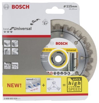Bosch Elmas Kesme Diski Best For Universal + Metal 115x22,23 mm - 2608603629