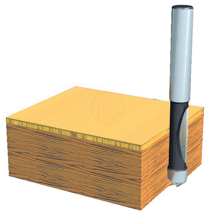 Makita Freze Ucu Tek Kenar Alma Bıçağı 8x8x60 mm (D-10578)