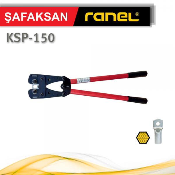 Ranel Mekanik Kablo Pabucu Sıkma Pensesi 16-150 mm² (KSP-150)