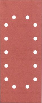 Bosch Titreşimli Zımpara Kağıdı 14 Delik 115x280 mm 240 Kum (10 Adet) - 2609256B31