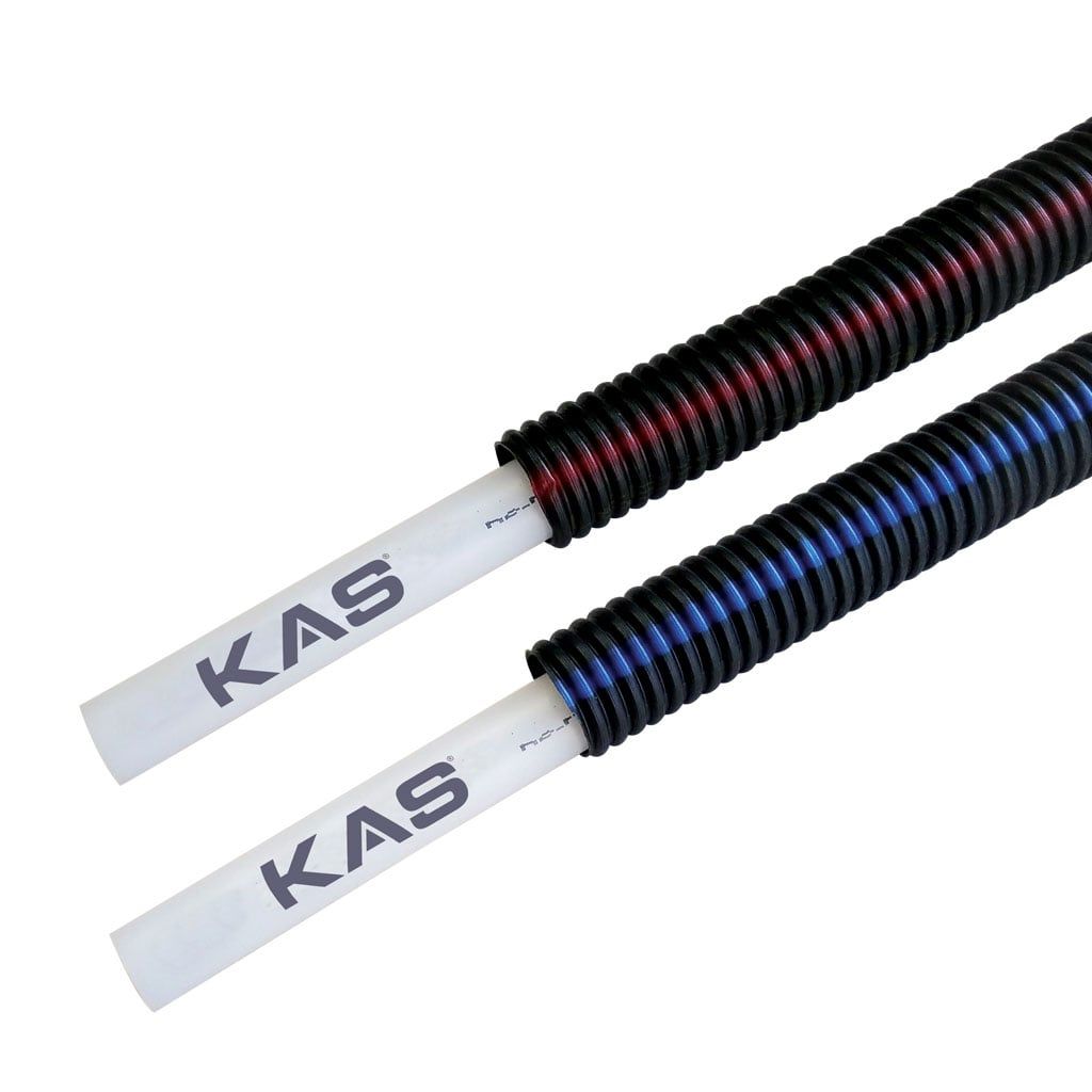 KAS Pe-Rt Boru Oksijen Bariyerli Kılıflı 16x2 Kırmızı