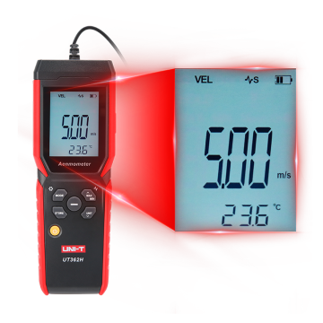 Uni-t UT362H Pervane anemometre kanal içi ölçümler için Anemometre