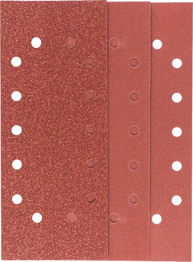 Bosch Titreşimli Zımpara Kağıdı 14 Delik 115x280 mm Set (10 Parça) - 2609256B32