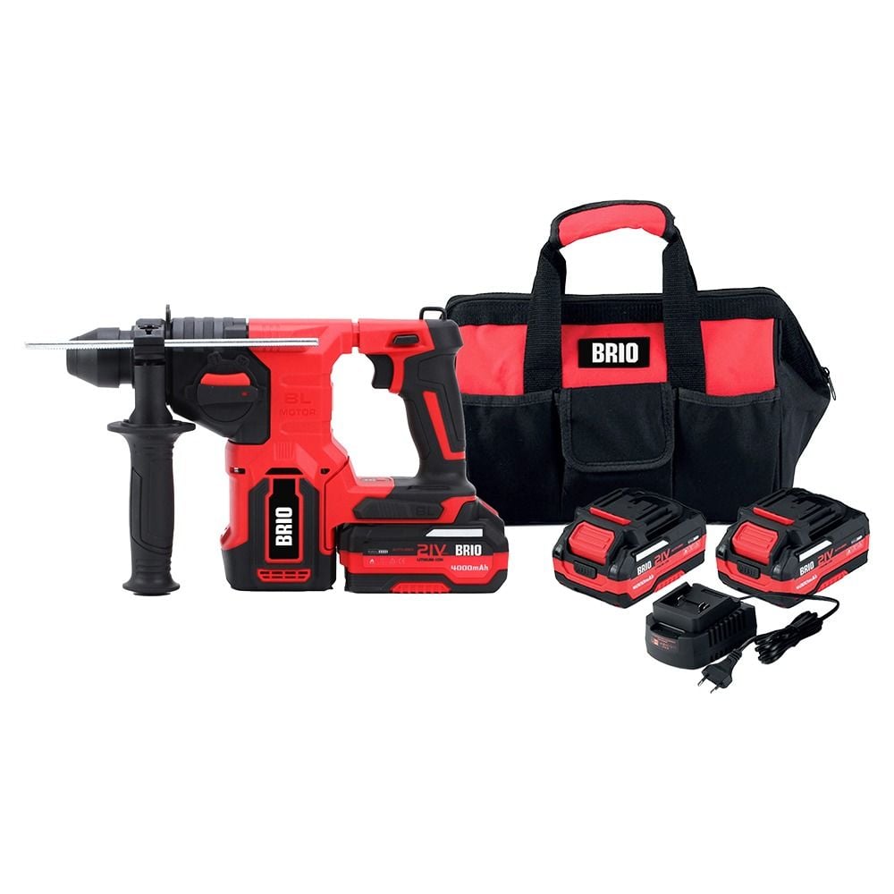 Brio Akülü Kırıcı Delici 24 900W Çift Akülü 21V 4A