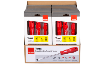 Ceta Form Torex Tornavida Takımı Teşhir Seti 12 X 4000M/6St1