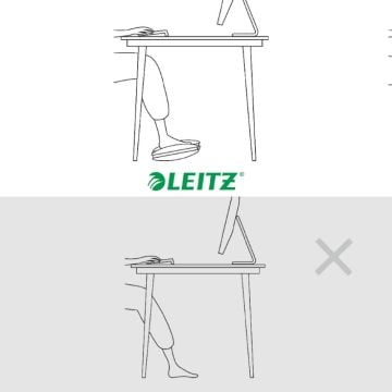 Leitz Ergo Ayarlanabilir Bilgisayar Ayak Desteği, 65030085, Açık Gri