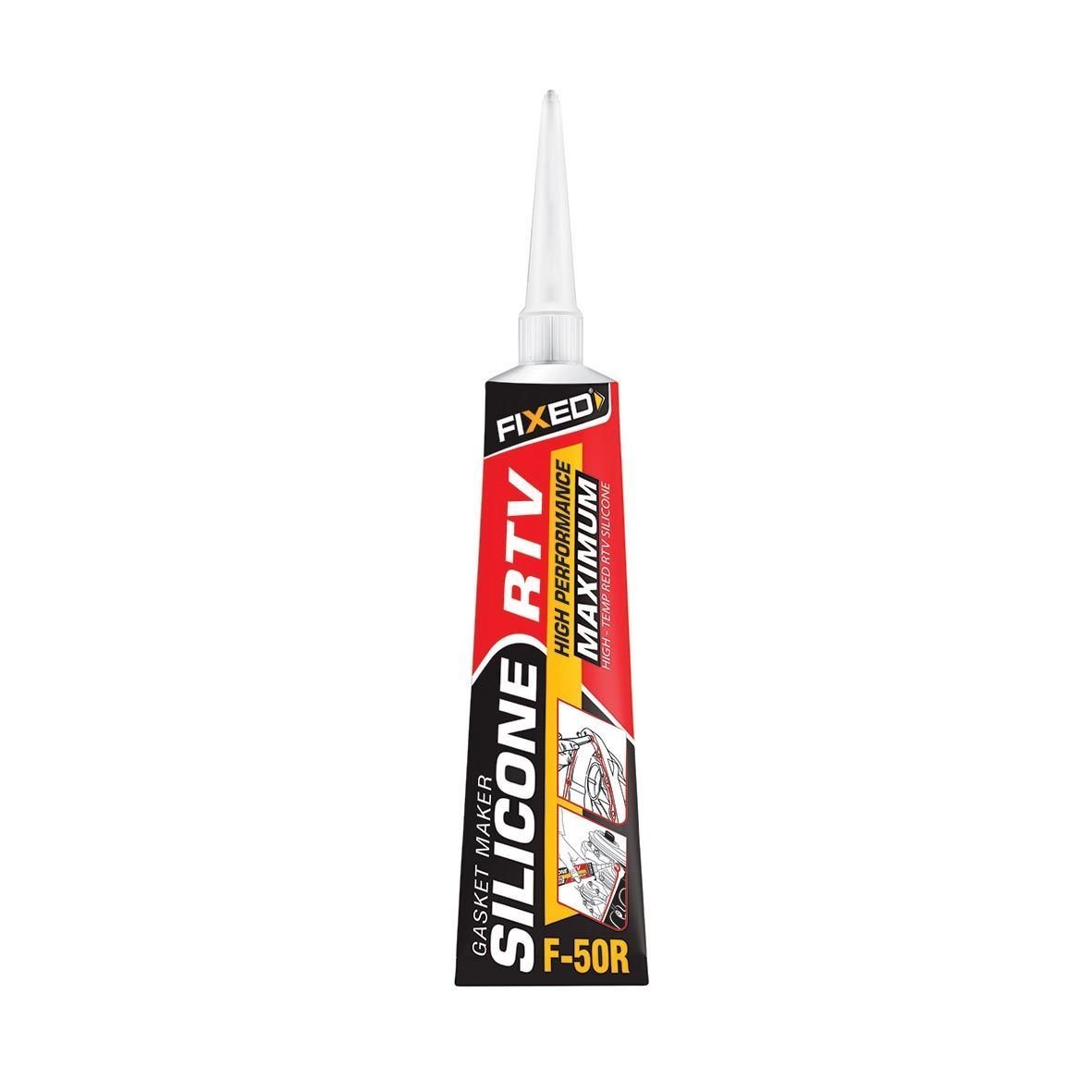 Fixed F50R Rtv Yüksek Isı Silikonu 50Gr
