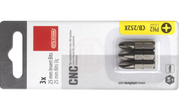 Ceta Form 3 Parça 1/4 İnç Yıldız Bits Uç Ph2 X 25 Mm / Kartlı