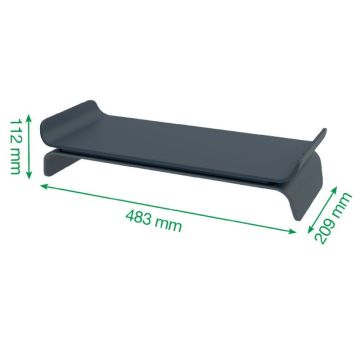 Leitz Ergo Ayarlanabilir Monitör Standı, 65040089, Gri