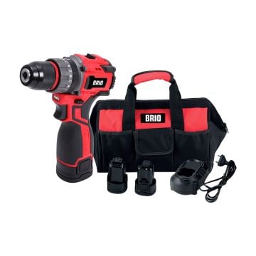 Brio Akülü Matkap Kırcı Delici Çift Akülü 60 Nm 16V 2.0Ah