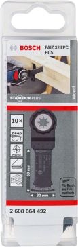 Bosch Starlock Plus Testere Ucu Wood PAIZ 32 EPC 32 mm (10 Adet) - 2608664492