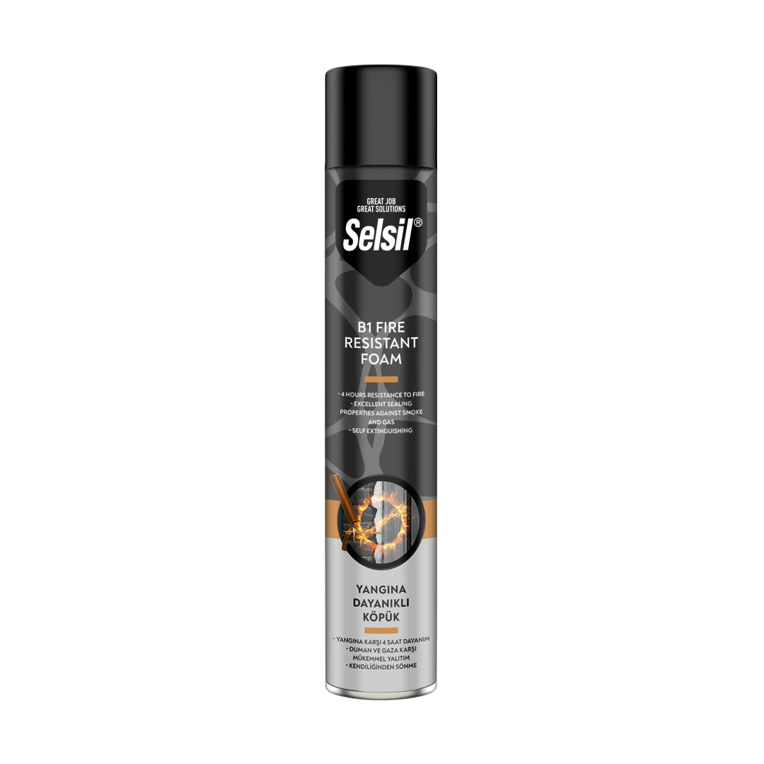Selsil B1 Yangına Dayanıklı Köpük 750 ml Tabancalı