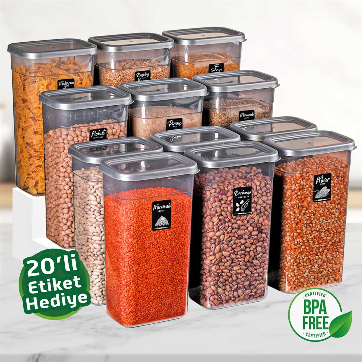 SGS Saklama Kabı Dikdörtgen 3200 Ml