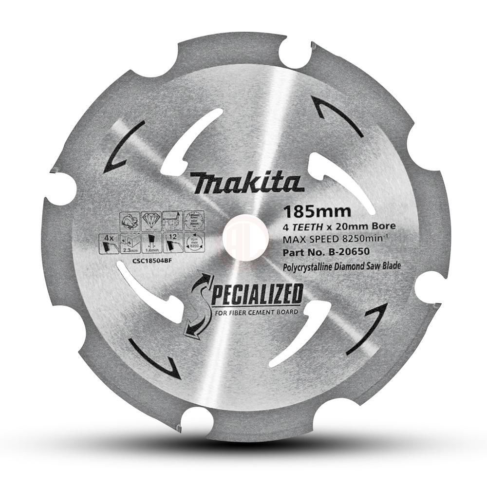 Makita Profesyonel Fibercement Daire Testere 185x20 mm 4 Diş (B-20650)