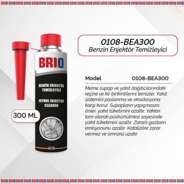 Brio Benzin Enjektör Temizleyici 300 Ml