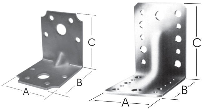 Ermo Ağır Hizmet Köşebent 90° 65x150x150 mm
