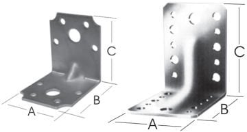 Ermo Ağır Hizmet Köşebent 90° 65x150x150 mm